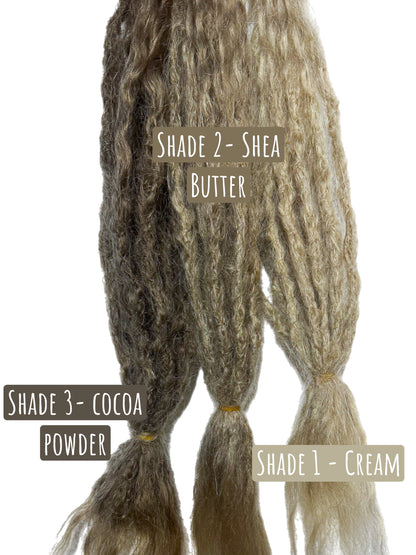 Nude Shade Locs ( ASH BLONDES ) 20 Locs Per Bundle