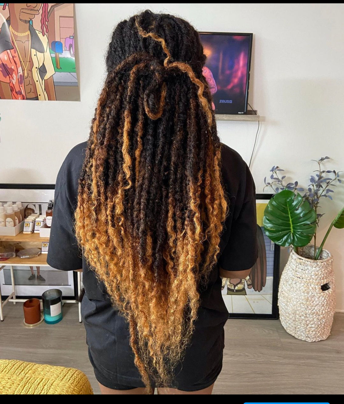 18-24INCH HUMAN HAIR RONNIES LOCS